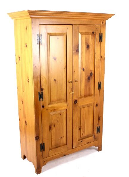 Solid Oak Golden Armoire Dresser