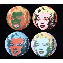 Andy Warhol Marilyn Monroe Plate Set