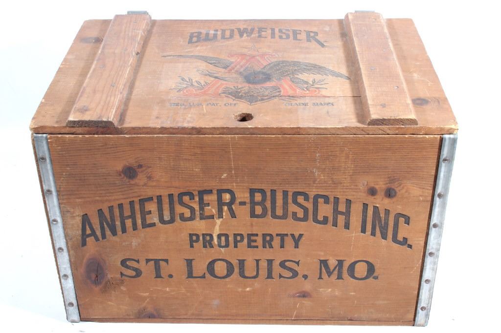 Anheuser-Busch Wooden Boxes