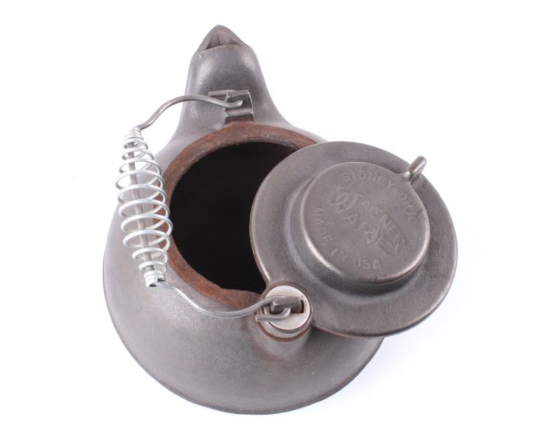 Antique Wagner Ware Cast Iron Tea Kettle