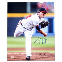 Kris Medlen Signed Braves 17x21 Photo (Radtke COA)