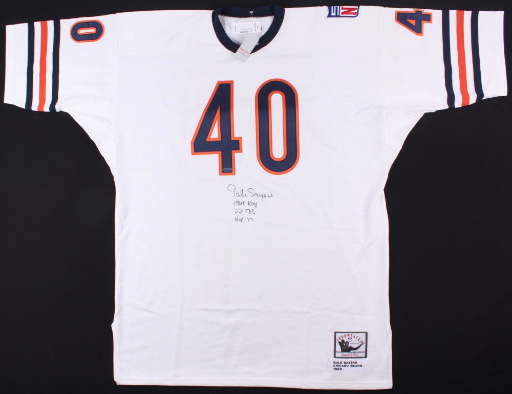 gale sayers jersey mitchell ness
