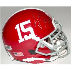 A.J. McCarron Signed Alabama Crimson Tide 2012 National Champions Mini-Helmet (Radtke COA)