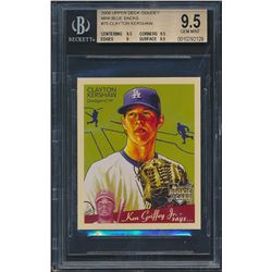 2008 Upper Deck Goudey Mini Blue Backs #75 Clayton Kershaw (BGS 9.5)