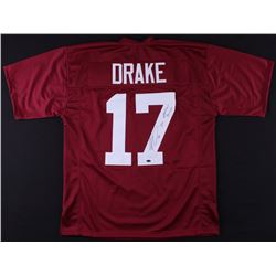 Kenyan Drake Signed Alabama Crimson Tide Jersey Inscribed "2x National Champs" (Schwartz COA)