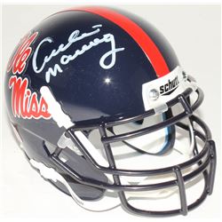 Archie Manning Signed Ole Miss Rebels Mini-Helmet Inscribed "CHOF 2016" (Radtke COA)