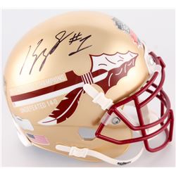 Kelvin Benjamin Signed Florida State Seminoles BCS Championship Mini-Helmet (Radtke COA)