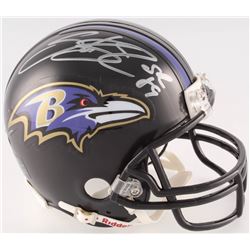 Steve Smith Sr. Signed Ravens Mini Helmet (Radtke COA)