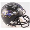 Image 1 : Steve Smith Sr. Signed Ravens Mini Helmet (Radtke COA)