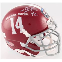 Eddie Lacy Signed 2011 Alabama Crimson Tide National BCS Champions Logo Mini Helmet (Radtke COA)