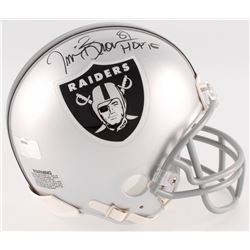 Tim Brown Signed Raiders Mini-Helmet Inscribed "HOF 15" (Radtke COA)