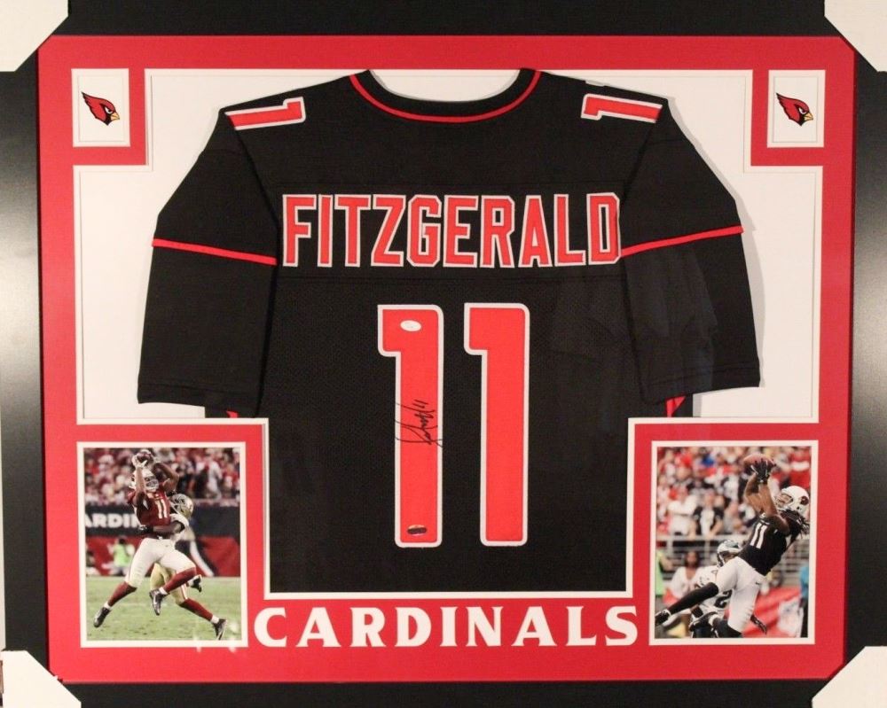 larry fitzgerald signed jersey