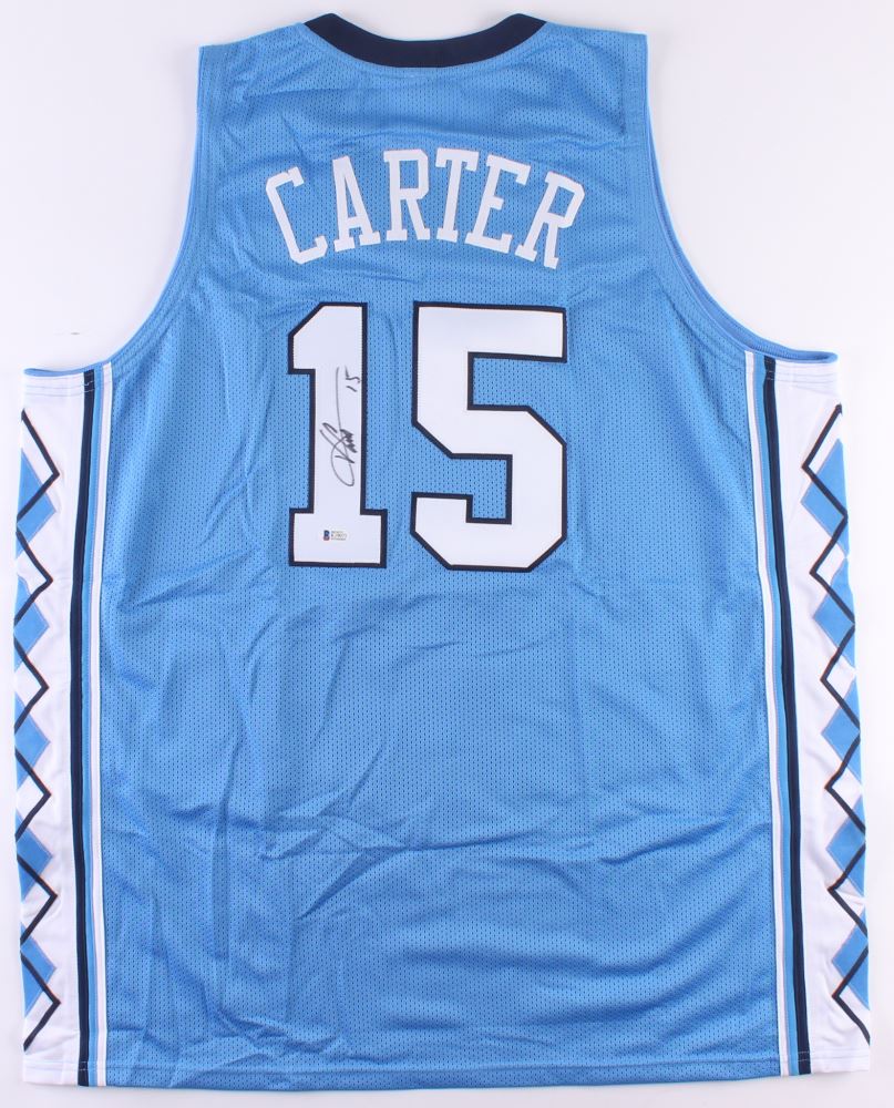 vince carter tar heels jersey
