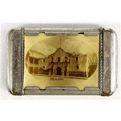 Antique Metal Alamo Match Holder Striker