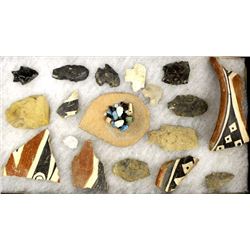 Collection of Prehistoric Gila Pot Sherds Plus