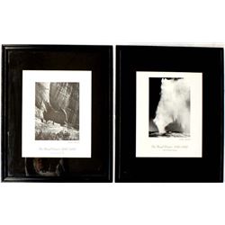 Framed Ansel Adams Mural Project Prints 1941-1942