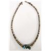 Image 2 : Santo Domingo Shell Heishi and Turquoise Choker