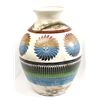 Image 1 : Large Navajo Hand Painted Etched Vase