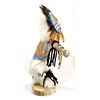 Image 4 : Navajo Carved Wood Sun Face Kachina by Ina James