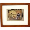 Image 1 : Framed Southwest Petroglyph Print