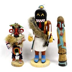 3 Vintage Native American Hopi Kachinas