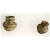 Image 2 : 5 Zuni Turquoise Miniature Pots & Navajo Sampler