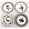 Image 1 : 4 Anasazi Traders Mimbres Designed Plates