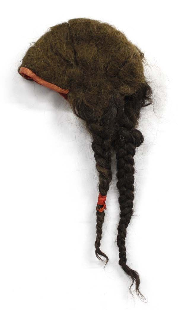 Antique Native American Santo Domingo Hair Cap