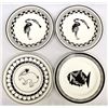 Image 1 : 4 Anasazi Traders Mimbres Designed Plates
