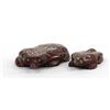 Image 1 : Zuni Carved Soapstone Badger Fetishes by Cachini