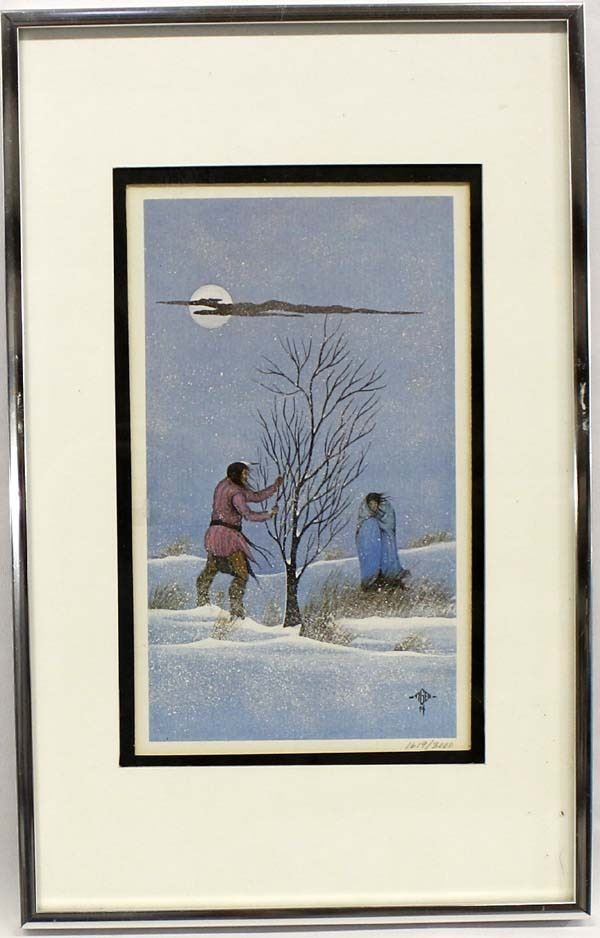 CreekSeminole Print by Jerome Tiger 19411967