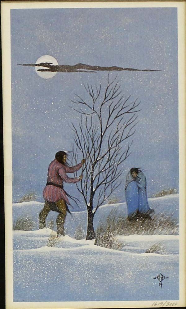 CreekSeminole Print by Jerome Tiger 19411967