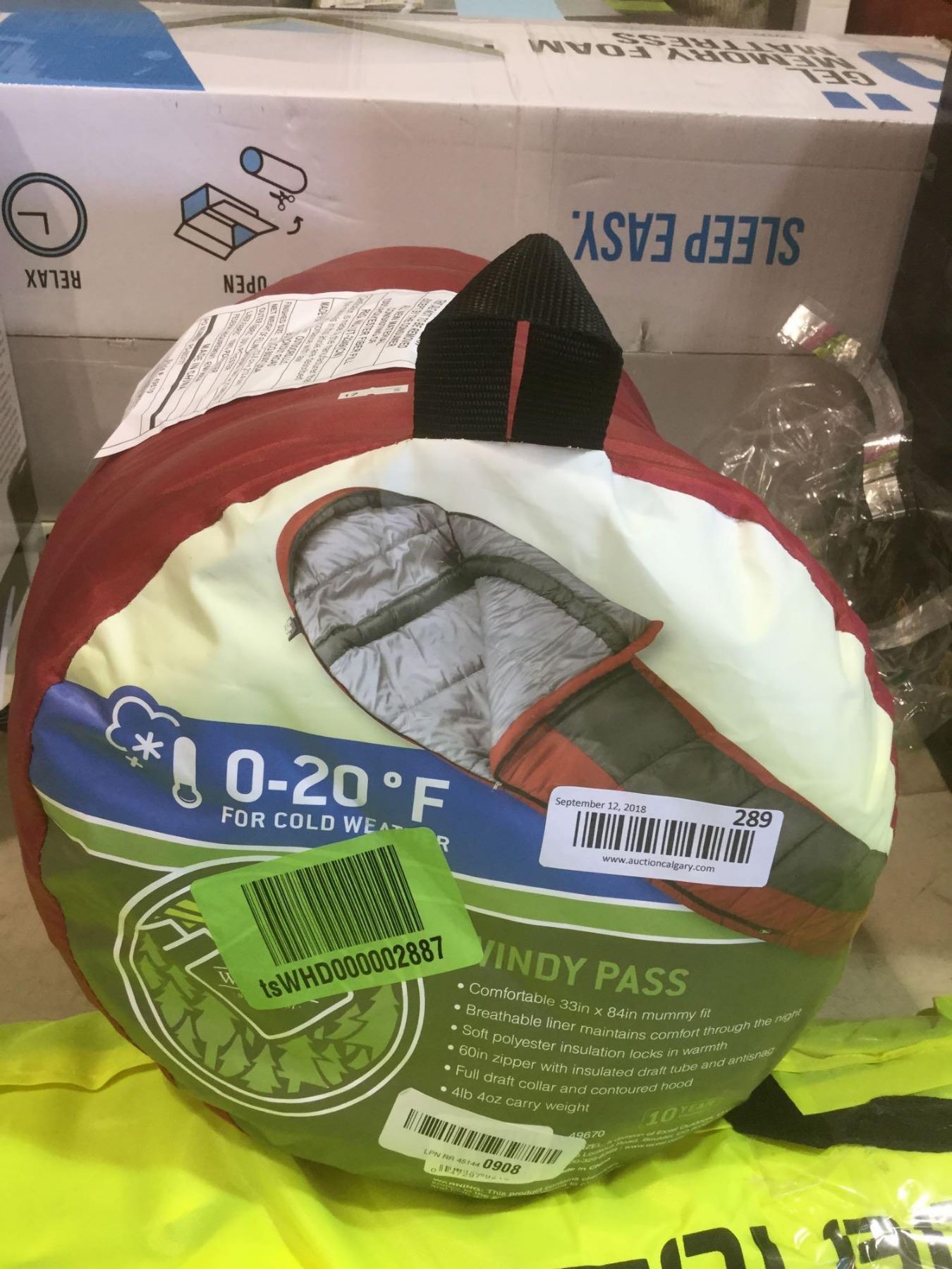 Wenzel Windy Pass 0Degree Mummy Sleeping Bag