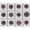 Image 1 : 12 LARGE CANADIAN PENNIES 1820 - 1842