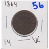 Image 1 : 1864 CANADIAN LARGE PENNY VG