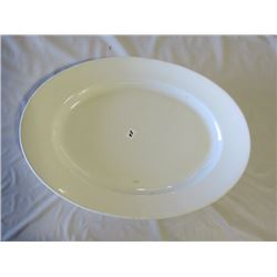 WHITE SERVING PLATTER, 19"X13¾"