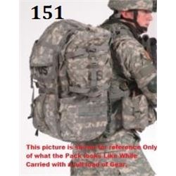 US Army Rucksack with frame, Straps and Waist band