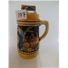Image 2 : HAND PAINTED GERMAN BEER STEIN W/AUGUST LUNDNER LIGHTER 4¾" T,
