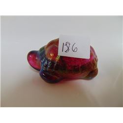 2½" COLORED ART GLASS PAPERWEIGHT BY FAMED 'ROBERT HELD'