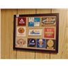 Image 1 : 1960/70s FRAMED BEER LABELS, UNUSED