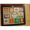 Image 1 : 1960/70s FRAMED BEER LABELS, UNUSED