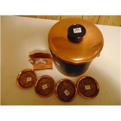 COPPERCRAFT, FANTASY COPPER COASTERS, COPPER GUILD ICE BUCKET