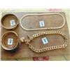 Image 1 : GOLD TONE, CHAINS & BRASS TONE BRACELETS