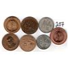 Image 1 : VINTAGE COLLECTOR & SMALL TOWN COMMEMMORATIVE TOKENS, SOME SCARCE