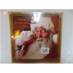 2004 SPECIAL CHRISTMAS MINT SET W/SPECIAL SANTA CLAUS QUARTER, UNOPENED