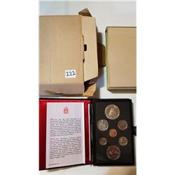 1976 COIN LOT SET, W/SILVER DOLLAR, MINT