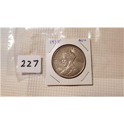 1935 AU+ SILVER DOLLAR