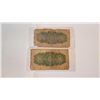 Image 2 : TWO 25 CENT NOTES, SHIN PLASTERS, 1900 & 1923