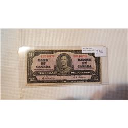 1937 $10 NOTE, GORDON TOWERS