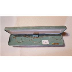 10 K GOLD JEWELRY SET, NEW/OLD STOCK, NEVER USED, BRACELET, NECKLACE EARRINGS